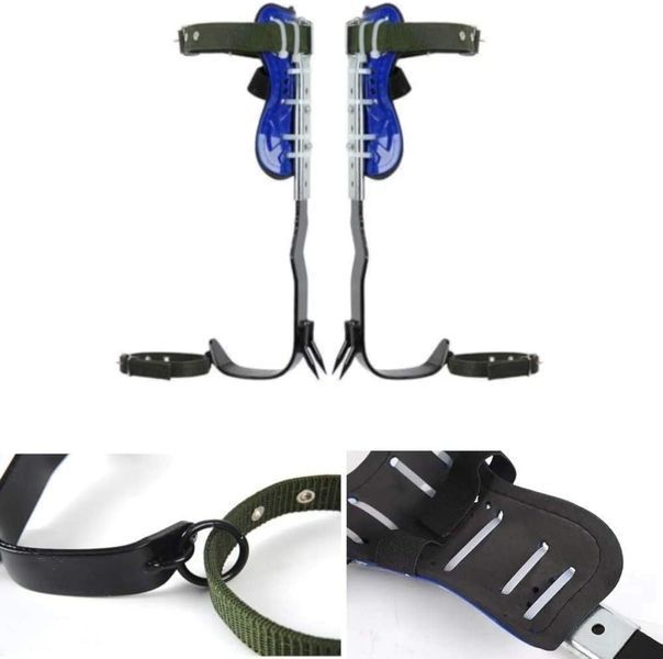 Професійний набір TreeClimb PRO: сталеві когті (гаффи) та страховочний пояс ZB-TCP-ALLIN1 фото