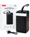 Повербанк XO PR160 80000 mAh | 3xUSB, Type-C, Micro-USB, Lightning, PD/QC, 22.5W, з ліхтарем, чорний xo-pr160-80000 фото 2