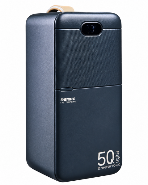 Повербанк Remax RPP-117 50000 mAh | USB-A, USB-C, Micro-USB, PD/QC, 27W, цифровий дисплей remax-rpp-117-50000 фото