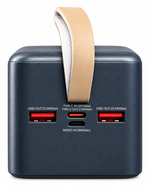 Повербанк Remax RPP-117 50000 mAh | USB-A, USB-C, Micro-USB, PD/QC, 27W, цифровий дисплей remax-rpp-117-50000 фото