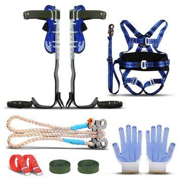 Кігті для підйому на дерева з нержавіючої сталі TreeClimb PRO (пояс, страховка) ZB-TCP-ALLIN11 фото